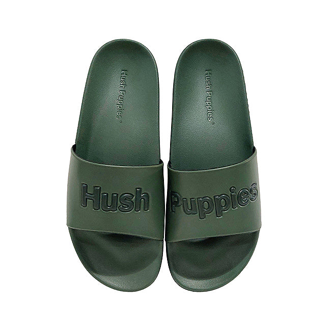 Hush Puppies Sandal Pria Mules Thanos In Olive