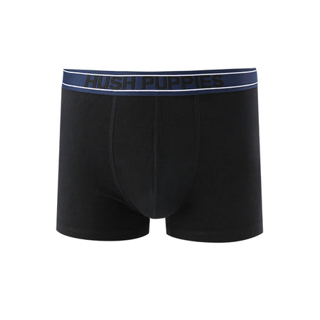 Hush Puppies Pakaian Pria Ctnsp2 Boxer In Black / White