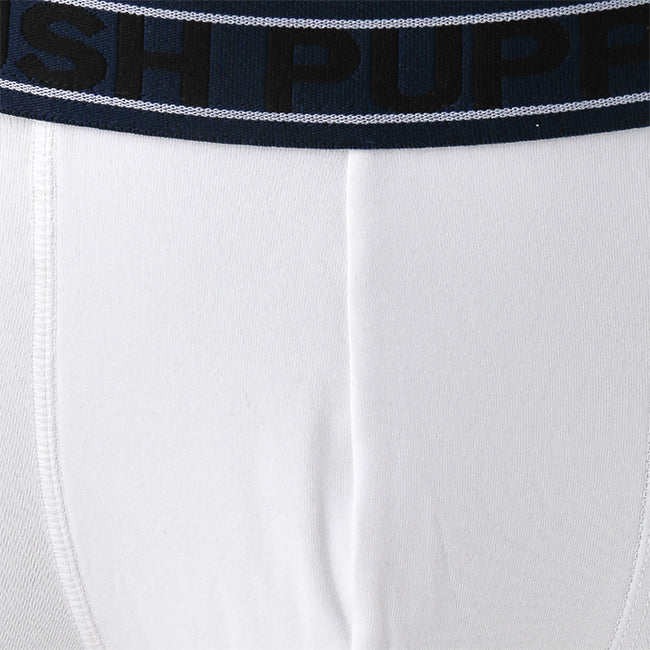 Hush Puppies Pakaian Pria Ctnsp2 Boxer In Black / White