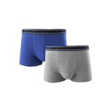 Hush Puppies Pakaian Pria Ctnsp2 Boxer In Blue / Gray