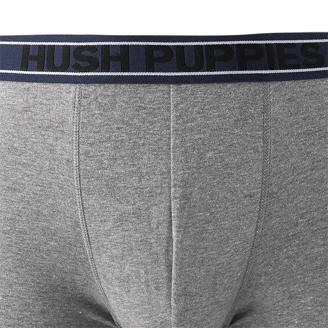 Hush Puppies Pakaian Pria Ctnsp2 Boxer In Blue / Gray
