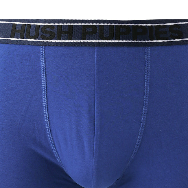 Hush Puppies Pakaian Pria Ctnsp2 Boxer In Blue / Gray