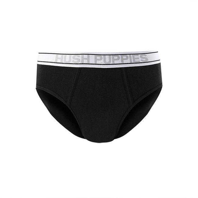 Hush Puppies Pakaian Pria Ctnsp2 Brief In Black / Maroon