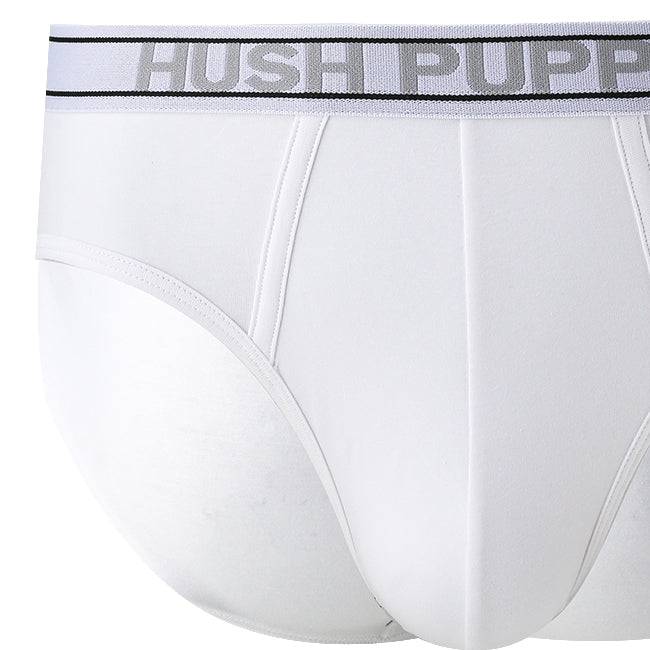 Hush Puppies Pakaian Pria Ctnsp2 Brief In White / Gray