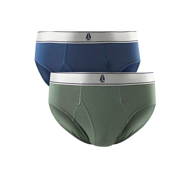 Hush Puppies Pakaian Pria Pimasp2 Brief In Green / Dark Blue