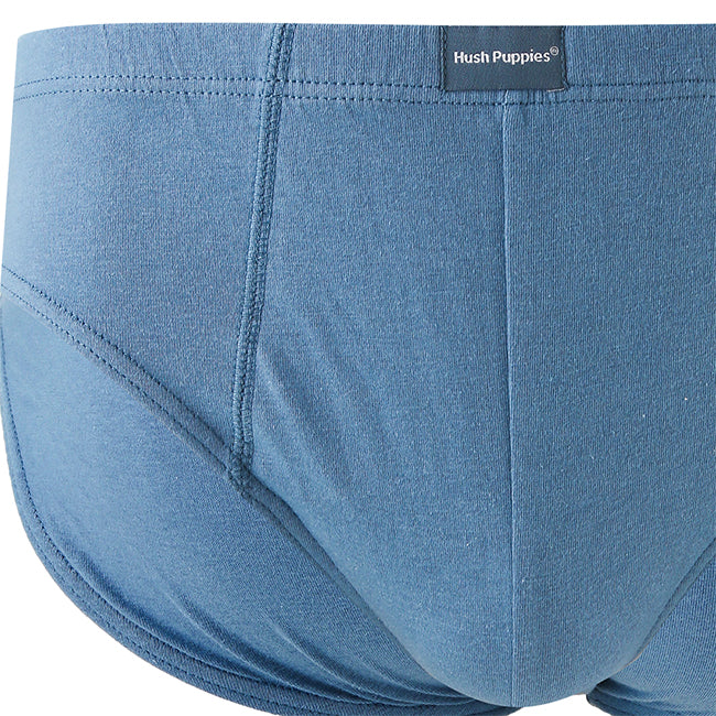 Hush Puppies Pakaian Pria Ctn2 Cv Brief In Dusty Blue