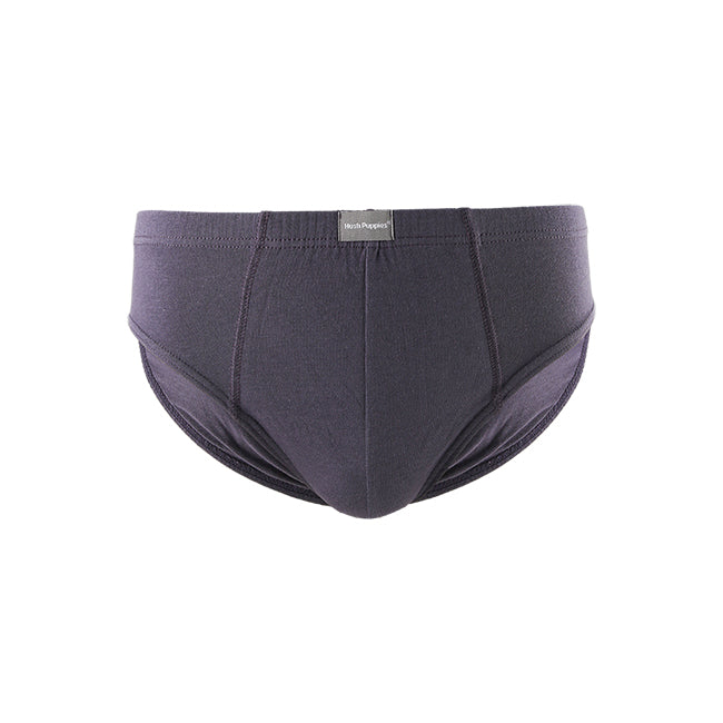 Hush Puppies Pakaian Pria Ctn2 Cv Brief In Dark Grey