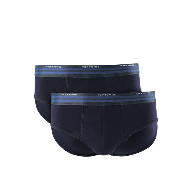 Hush Puppies Pakaian Pria Ctn2 Brief In Navy