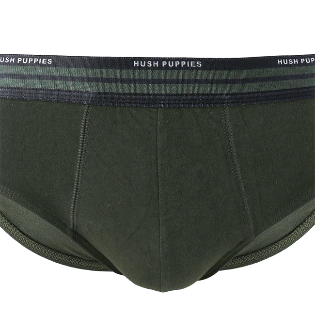 Hush Puppies Pakaian Pria Ctn2 Brief In Olive