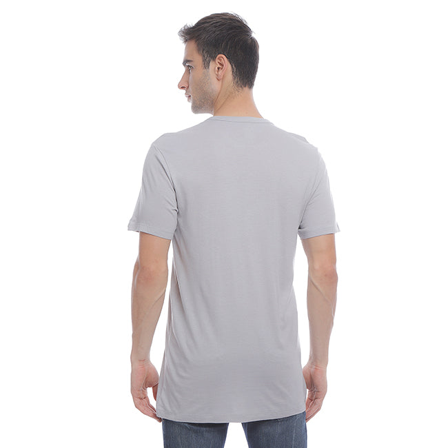 Hush Puppies Pakaian Neck Tee Pria  Ultimate Crew Neck Tee In Grey