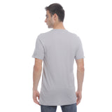 Hush Puppies Pakaian Neck Tee Pria  Ultimate Crew Neck Tee In Grey