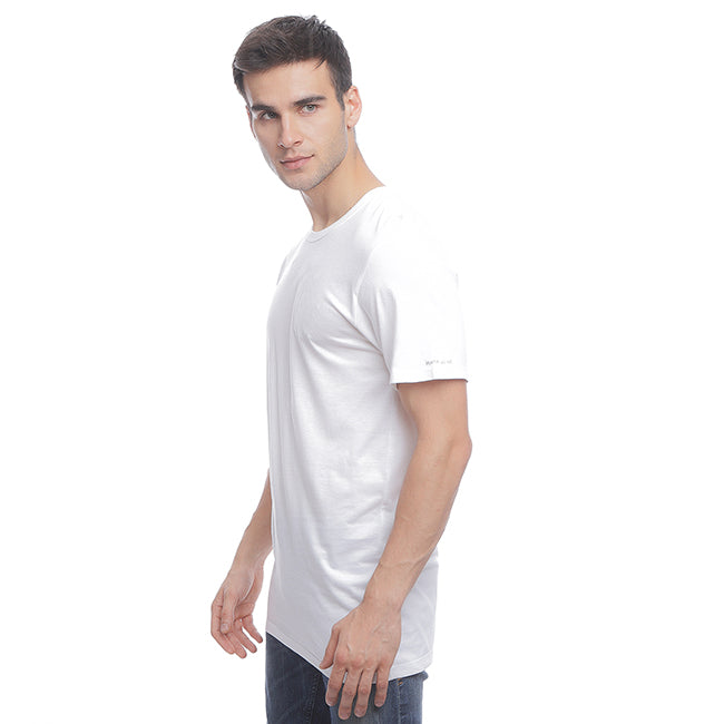 Hush Puppies Pakaian Neck Tee Pria  Ultimate Crew Neck Tee In  White
