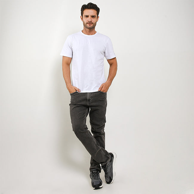 Hush Puppies Pakaian Underwear Pria 2 Ss Crew In White