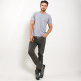 Hush Puppies Pakaian Underwear Pria 2 Ss Vneck In Grey