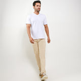 Hush Puppies Pakaian Underwear Pria 2 Ss Vneck In White