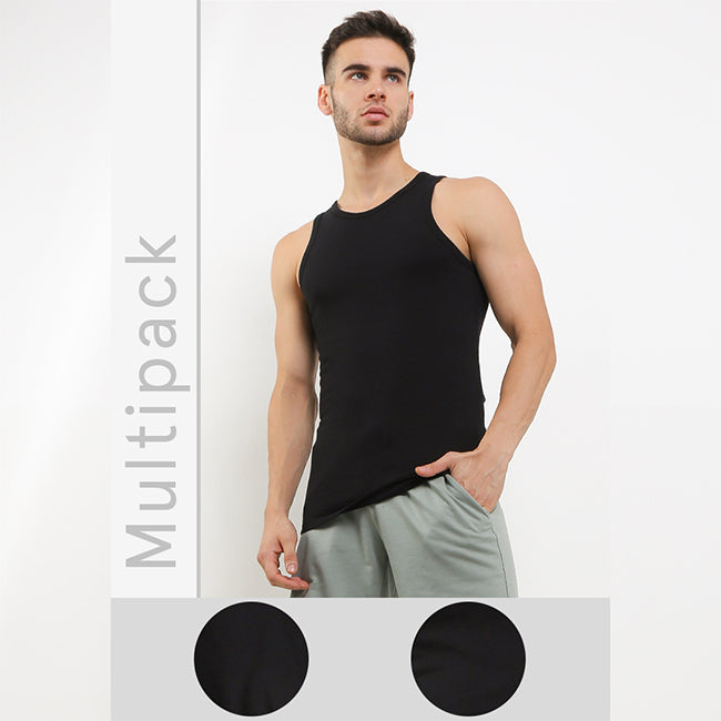 Hush Puppies Pakaian Underwear Pria 2 Tank In Black