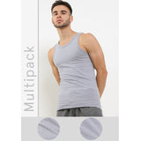 Hush Puppies Pakaian Underwear Pria 2 Tank In Grey