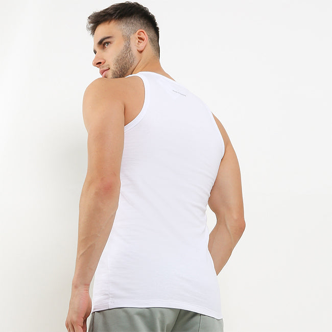 Hush Puppies Pakaian Underwear Pria 2 Tank In White