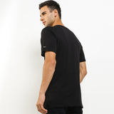 Hush Puppies Pakaian Pria 2 Ss Crew Modal In Black