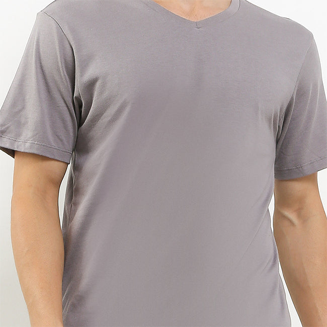 Hush Puppies Pakaian Underwear Pria 2 Ss Vneck Modal In Grey