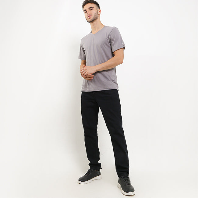 Hush Puppies Pakaian Underwear Pria 2 Ss Vneck Modal In Grey