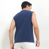 Hush Puppies Pakaian Pria Tank Top Ctnsp2 Muscle In All Navy