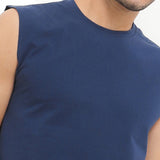 Hush Puppies Pakaian Pria Tank Top Ctnsp2 Muscle In All Navy