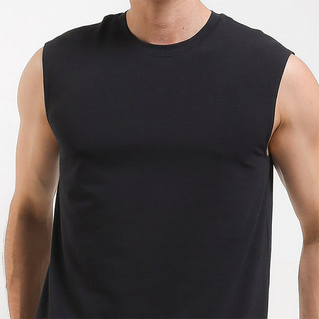 Hush Puppies Pakaian Pria Tank Top Ctnsp2 Muscle In All Black