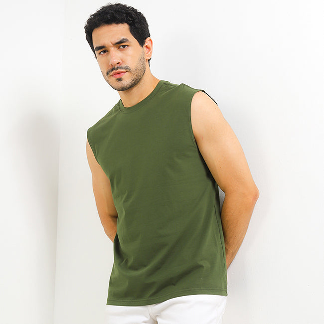Hush Puppies Pakaian Pria Underwear Ctnsp2 Muscle In All Dark Olive