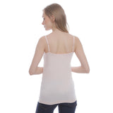Hush Puppies Pakaian Tank Top Wanita  Basic Camisole In  Light Pink/Beige