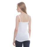 Hush Puppies Pakaian Tank Top Wanita  Basic Camisole In  White/White