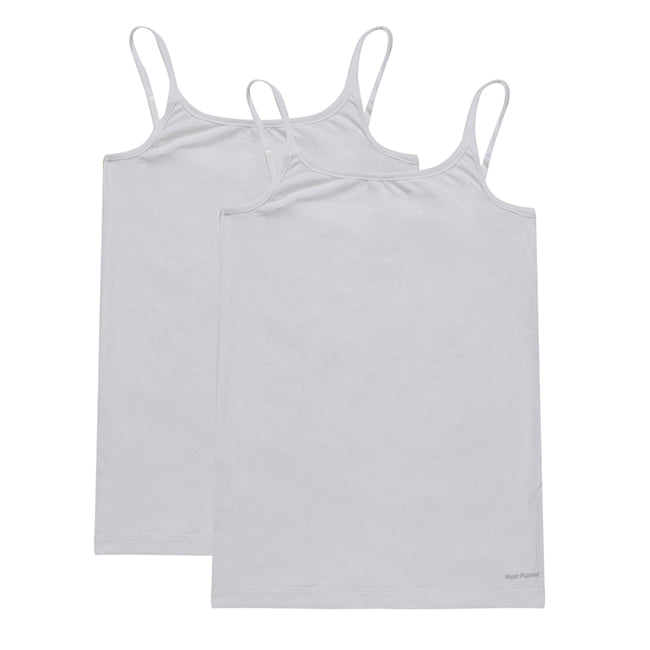 Hush Puppies Pakaian Tank Top Wanita  Basic Camisole In  White/White