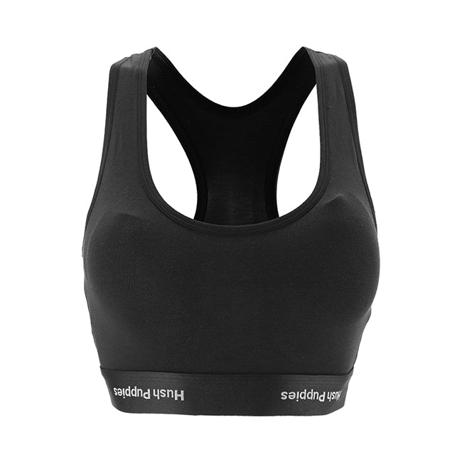 Hush Puppies Pakaian Wanita Sport Bra Flo In Black