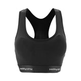 Hush Puppies Pakaian Wanita Sport Bra Flo In Black