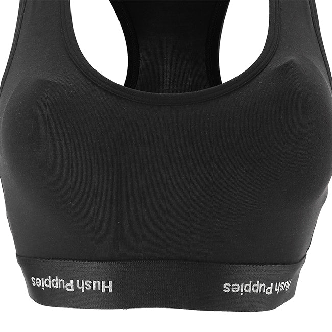 Hush Puppies Pakaian Wanita Sport Bra Flo In Black