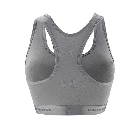 Hush Puppies Pakaian Wanita Sport Bra Flo In Dark Gray