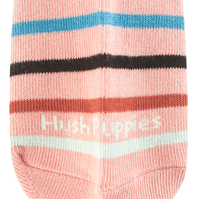 Hush Puppies Aksesoris Wanita Ladies Qua Socks In Dusty Pink/Gray/Dk Gray