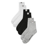 Hush Puppies Aksesoris Wanita Ladies Qua Socks In Bk/Wh/Gy