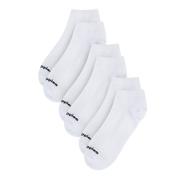 Hush Puppies Women Zoe L Ankle Socks In All White