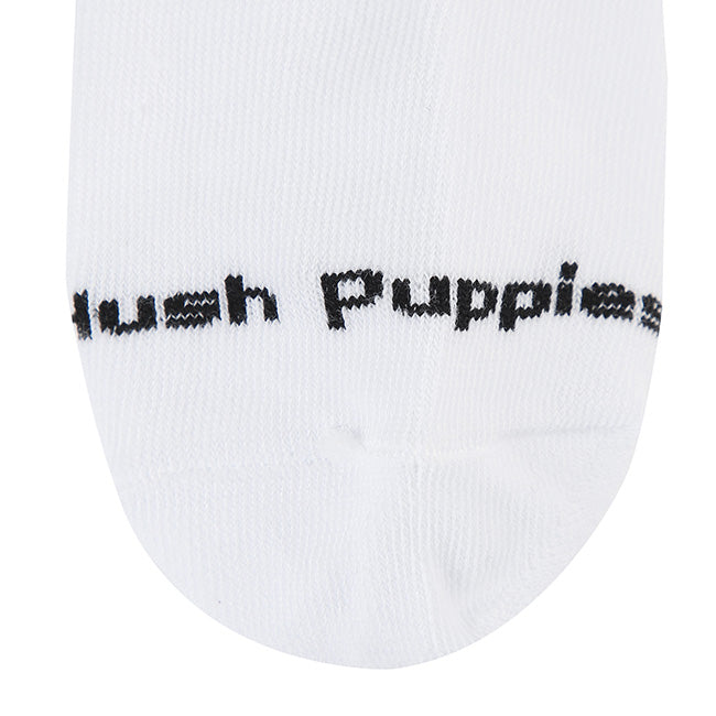 Hush Puppies Women Zoe L Ankle Socks In All White