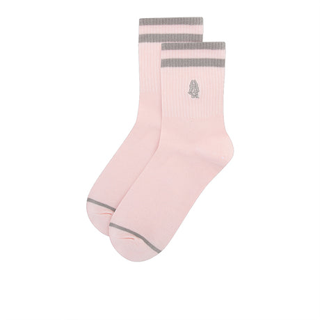 Lexi L Qua Sock In Gray/Pink/Black