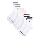 Lexi L Qua Sock In All White