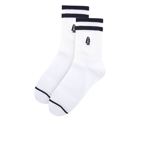Lexi L Qua Sock In All White