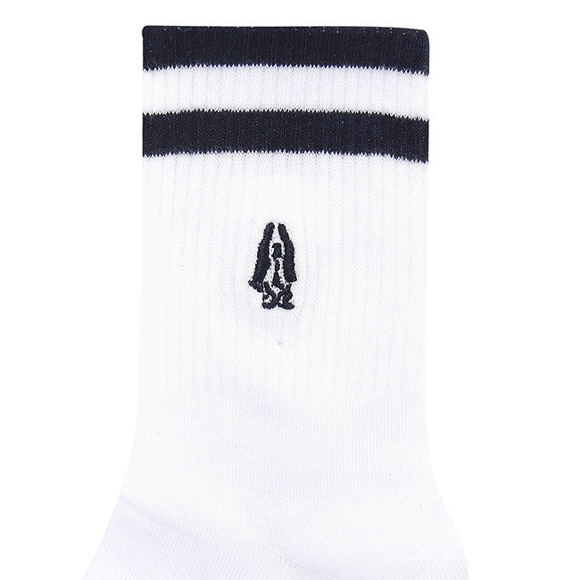 Lexi L Qua Sock In All White