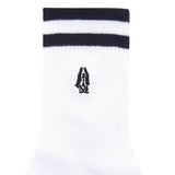 Lexi L Qua Sock In All White