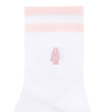 Lexi L Qua Sock In All White