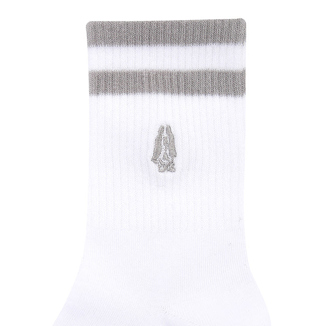Lexi L Qua Sock In All White