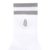 Lexi L Qua Sock In All White