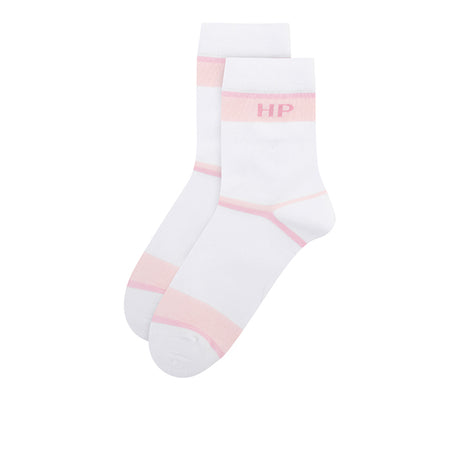 Juno L Qua Sock In Pink/Gray/White