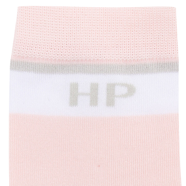 Juno L Qua Sock In Pink/Gray/White
